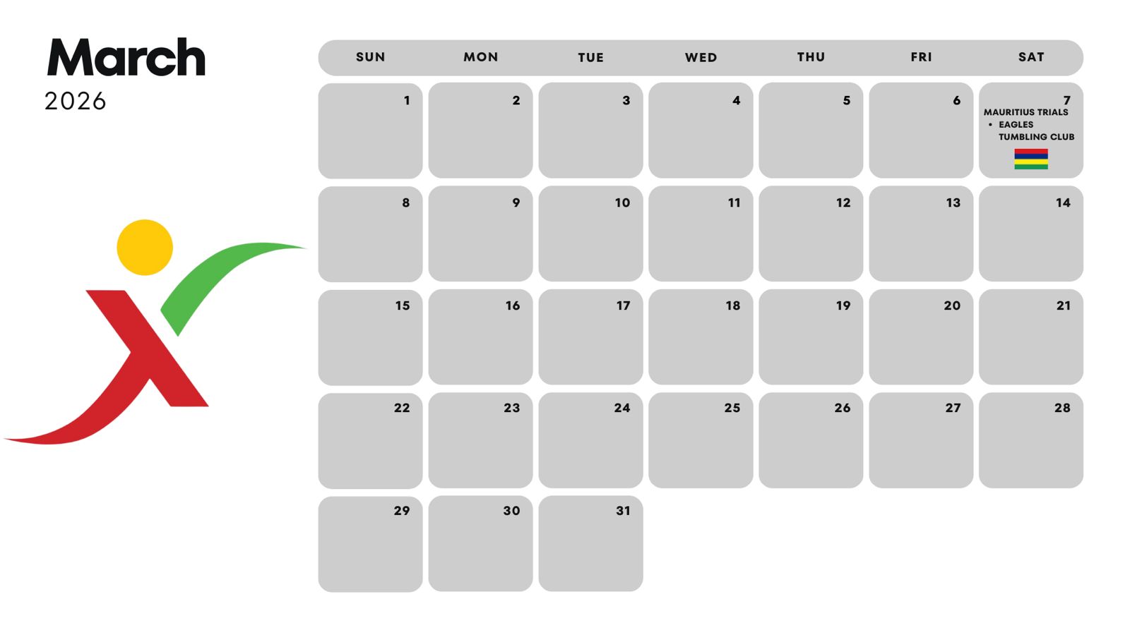 March 2026 Calendar
